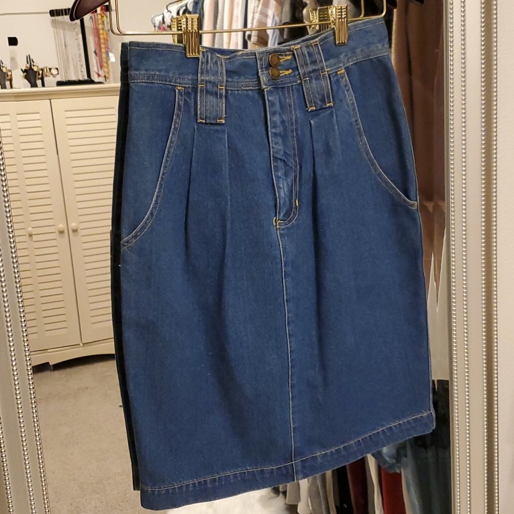 Vintage Denim Skirt